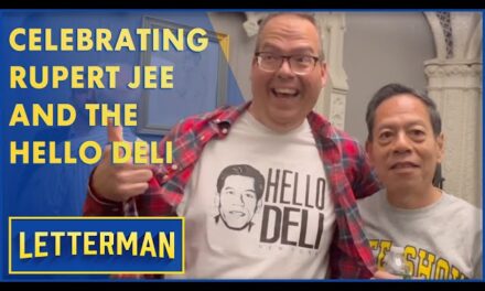 Late Show Retirement Gala Honors Hello Deli’s Rupert Jee and May G | Letterman
