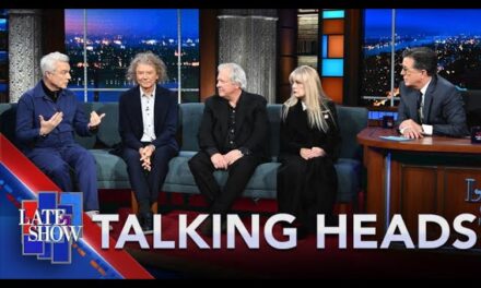 Talking Heads Reflect on Early Years and Memorable Moments on The Late Show with Stephen Colbert