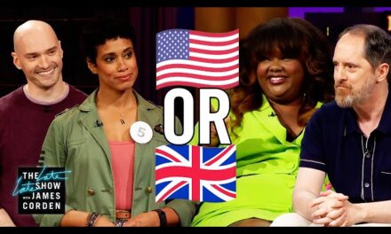 Hilarious Game on The Late Late Show with James Corden: Guessing US or UK Celebrities