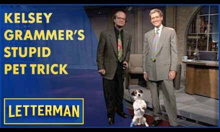 Kelsey Grammer and Moose the Dog: Behind the Scenes of ‘Frasier’ on Letterman Show