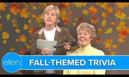Ellen Degeneres Plays Challenging Fall Trivia Game on Her Talk Show