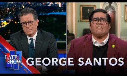 Controversial Congressman George Santos Faces Federal Indictments and Expulsion on The Late Show