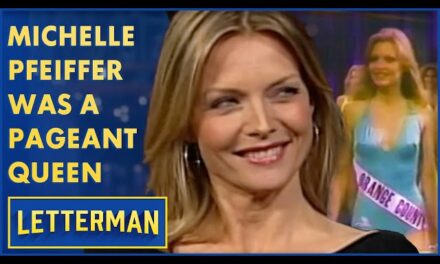 Michelle Pfeiffer Dazzles with Beauty Queen Revelation on David Letterman’s Talk Show