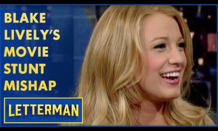 Blake Lively Reveals Price Paid for Doing Own Stunts on Letterman | Entertainment News