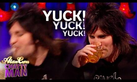Noel Fielding and Alan Carr Create Hilariously Bad Off-Brand Alcohol on TV Talk Show