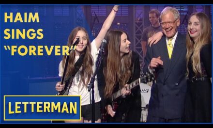 Haim’s Electrifying Performance of “Forever” on David Letterman’s Talk Show