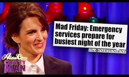 Tina Fey Learns About British MAD FRIDAY on Alan Carr: Chatty Man