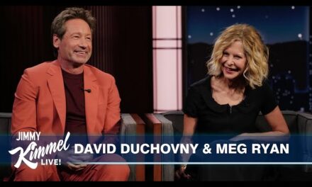 Meg Ryan and David Duchovny Share Behind-the-Scenes Stories from “What Happens Later” on Jimmy Kimmel Live