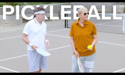 Ellen Degeneres and Andy Lassner Face Off in Hilarious Pickleball Match