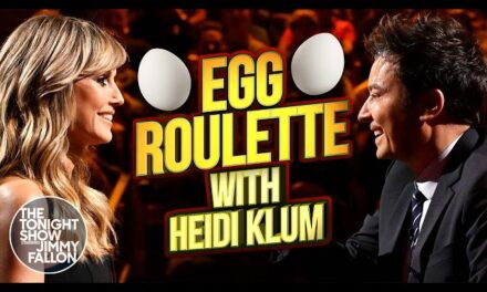 Heidi Klum Plays Hilarious Egg Roulette on “The Tonight Show Starring Jimmy Fallon