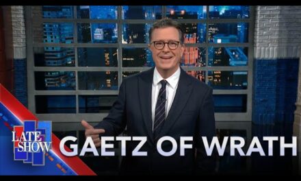 Late Show with Stephen Colbert: Gaetz, Trump, Giuliani & Hilarious Antics Unveiled!
