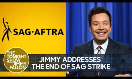 Jimmy Fallon Hilariously Recaps Republican Debate and Celebrates End of SAG Strike