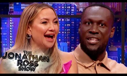 Stormzy Asks Kate Hudson About Sex Scenes on The Jonathan Ross Show
