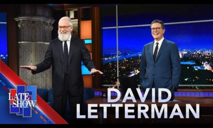 David Letterman Makes Special Appearance on “Late Show with Stephen Colbert