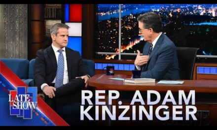 Rep. Adam Kinzinger Opens Up About Responsibility for GOP Decline on ‘The Late Show’