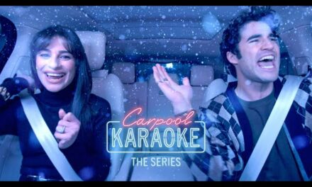 Lea Michele and Darren Criss Serenade NYC with Christmas Carols on The Late Late Show with James Corden