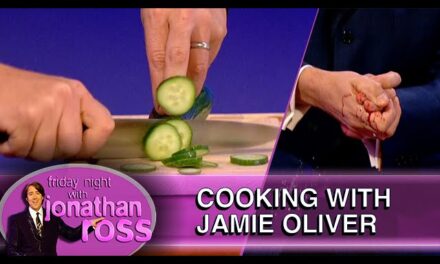 Celebrity Chef Jamie Oliver Showcases Knife Skills and Culinary Expertise on “Friday Night With Jonathan Ross