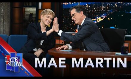 Canadian Comedian Mae Martin Delights With Hilarious Anecdotes on The Late Show