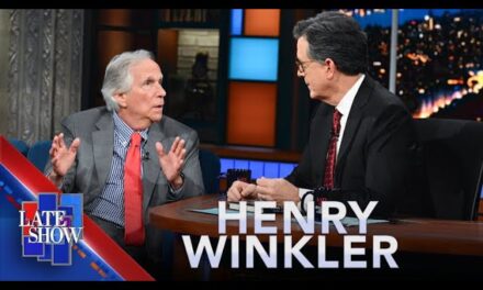 Henry Winkler Reveals How Talk Therapy Transformed His Life on The Late Show with Stephen Colbert