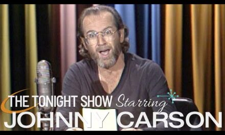 George Carlin brings hilarity and wit to The Tonight Show with Johnny Carson