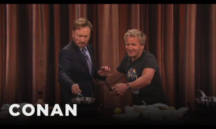 Gordon Ramsay & Conan Team Up to Cook Delicious Shrimp Tacos on CONAN on TBS