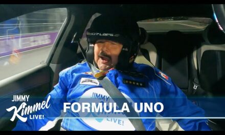 Guillermo Rodriguez’s Hilarious Attempt at Formula 1 Racing on Jimmy Kimmel Live
