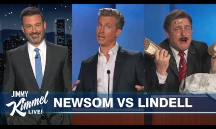 Governor Newsom and MyPillow CEO, Mike Lindell, Engage in Lively Debate on Jimmy Kimmel Live