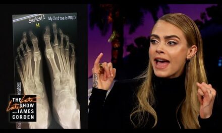 Cara Delevingne Reveals Surprising Fan Account Dedicated to Her Long Toes on The Late Late Show