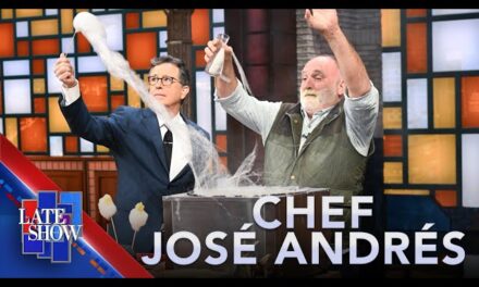 Chef José Andrés Creates New Traditional Thanksgiving Dishes on The Late Show with Stephen Colbert