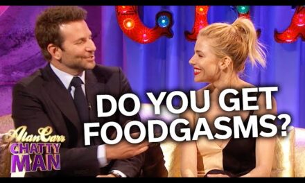 Bradley Cooper and Sienna Miller Display Lively Chemistry on Alan Carr’s Chatty Man