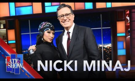 Nicki Minaj’s Epic Rap Battle on “The Late Show with Stephen Colbert” Leaves Viewers in Awe