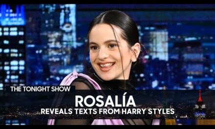 Rosalía Shares Hilarious Harry Styles Text Mishap on The Tonight Show Starring Jimmy Fallon