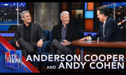 Anderson Cooper and Andy Cohen Tease New Year’s Broadcast on The Late Show with Stephen Colbert