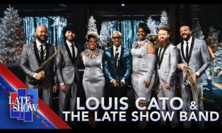 Louis Cato and The Late Show Band Deliver Enchanting Rendition of “Winter Wonderland