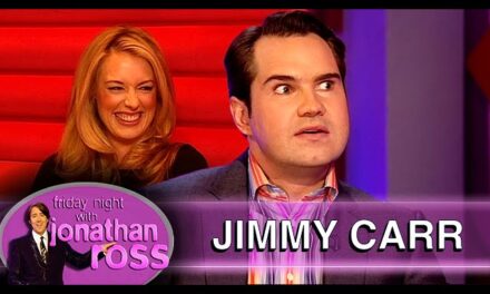 Comedian Jimmy Carr leaves audience in stitches with hilarious banter on “Friday Night With Jonathan Ross