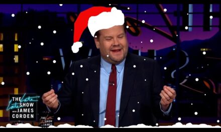 James Corden Gets Into the Christmas Spirit on “The Late Late Show