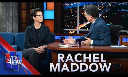 Rachel Maddow Discusses America’s Previous Flirtation with Fascism on The Late Show with Stephen Colbert