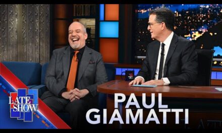 Paul Giamatti Discusses Heartwarming Film “The Holdovers” on The Late Show with Stephen Colbert