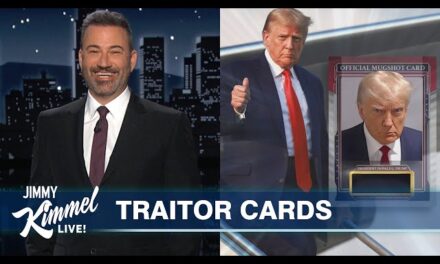 Jimmy Kimmel Delivers Hilarious Commentary on Trump’s Mugshot Edition Cards and More