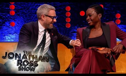 Martin Freeman and Danai Gurira Discuss Marvel Films and Pay Tribute to Chadwick Boseman on The Jonathan Ross Show