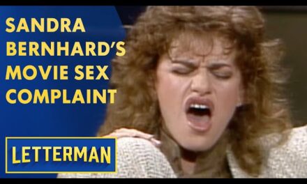 Sandra Bernhard Delights in a Hilarious Interview on David Letterman Show