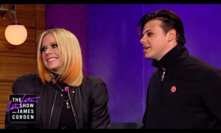 Avril Lavigne and YUNGBLUD Surprise Fans with Hair Transformations and Cooking Skills on The Late Late Show