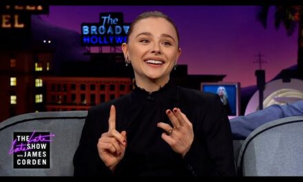 Chloë Grace Moretz Reveals Faking a British Accent and Food Poisoning on The Late Late Show