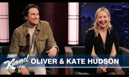 Kate and Oliver Hudson Share Funny Stories About Kurt Russell and Goldie Hawn on Jimmy Kimmel Live