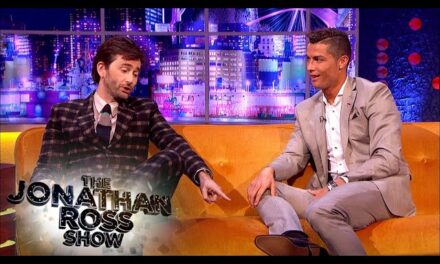 Cristiano Ronaldo Surprises David Tennant on The Jonathan Ross Show and Talks Doctor Who