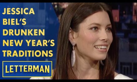 Jessica Biel Talks New Film and Helicopter Skiing on David Letterman’s Show