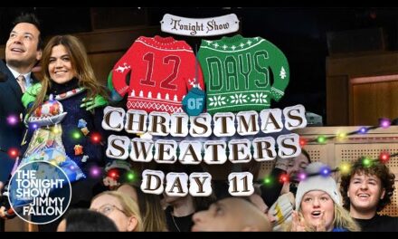 Jimmy Fallon Spreads Christmas Cheer with ’12 Days of Christmas Sweaters’ Segment