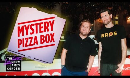Pizza Prizes and Celebrity Surprises: The Late Late Show with James Corden Delights with Hilarious Segment