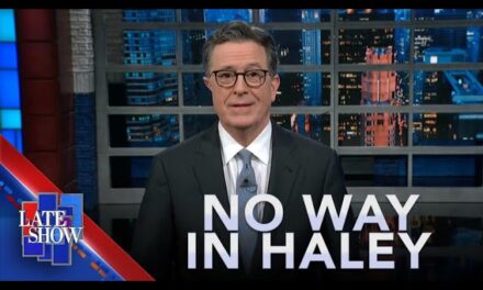 Stephen Colbert Mocks Trump’s Response to Nikki Haley’s Speech in New Hampshire Primary