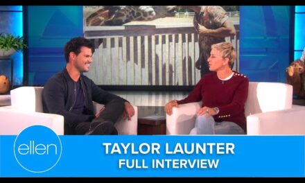 Taylor Lautner Makes a Splash on The Ellen Degeneres Show with Surprises, Laughter, and Donation